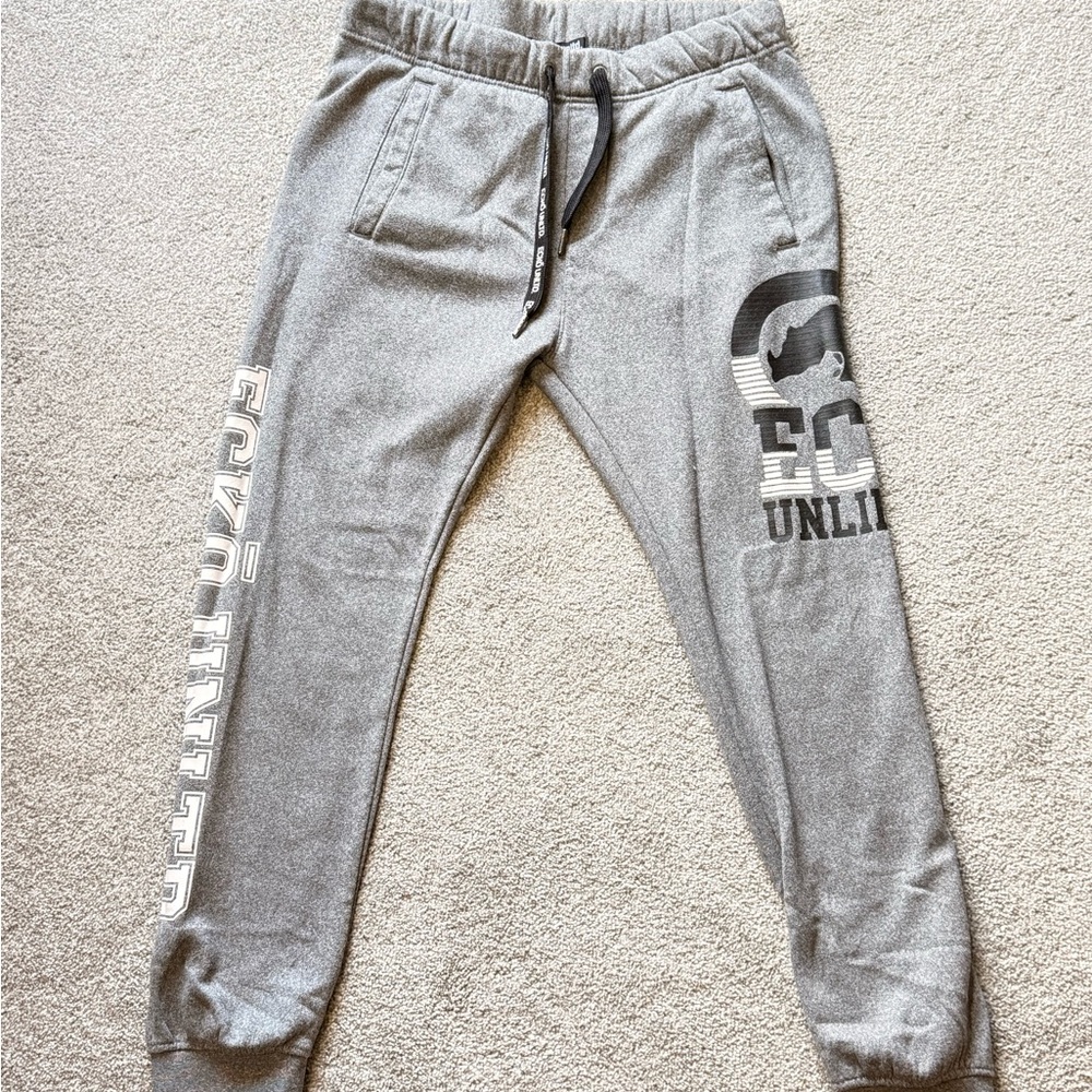 Ecko Unlimited Charcoal Gray Sweatpants
